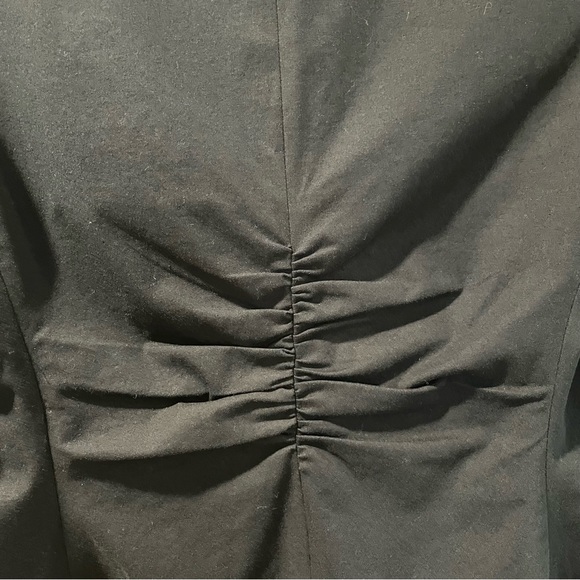 Prada Blazer Jacket Black Made in Italy Size 12 equivalent to EU 44 Three Snap - Picture 9 of 15